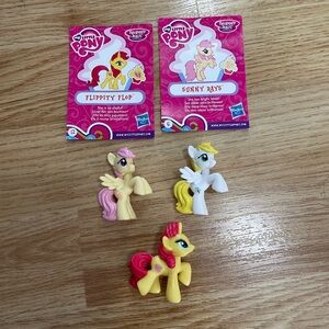 My Little Pony Blind Bag Figures G4 Flippity Flop Sunny Rays Breezie Flora